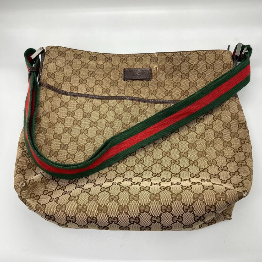 GUCCI Shoulder Tote Bag Crossbody Bag Sherry Line GG 189751 Authentic
